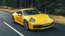 Porsche 911 Carrera 4S yellow