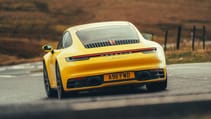 Porsche 911 Carrera 4S yellow
