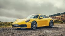 Porsche 911 Carrera 4S yellow