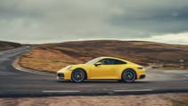 Porsche 911 Carrera 4S yellow