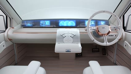 Toyota DMT concept dashboard detail