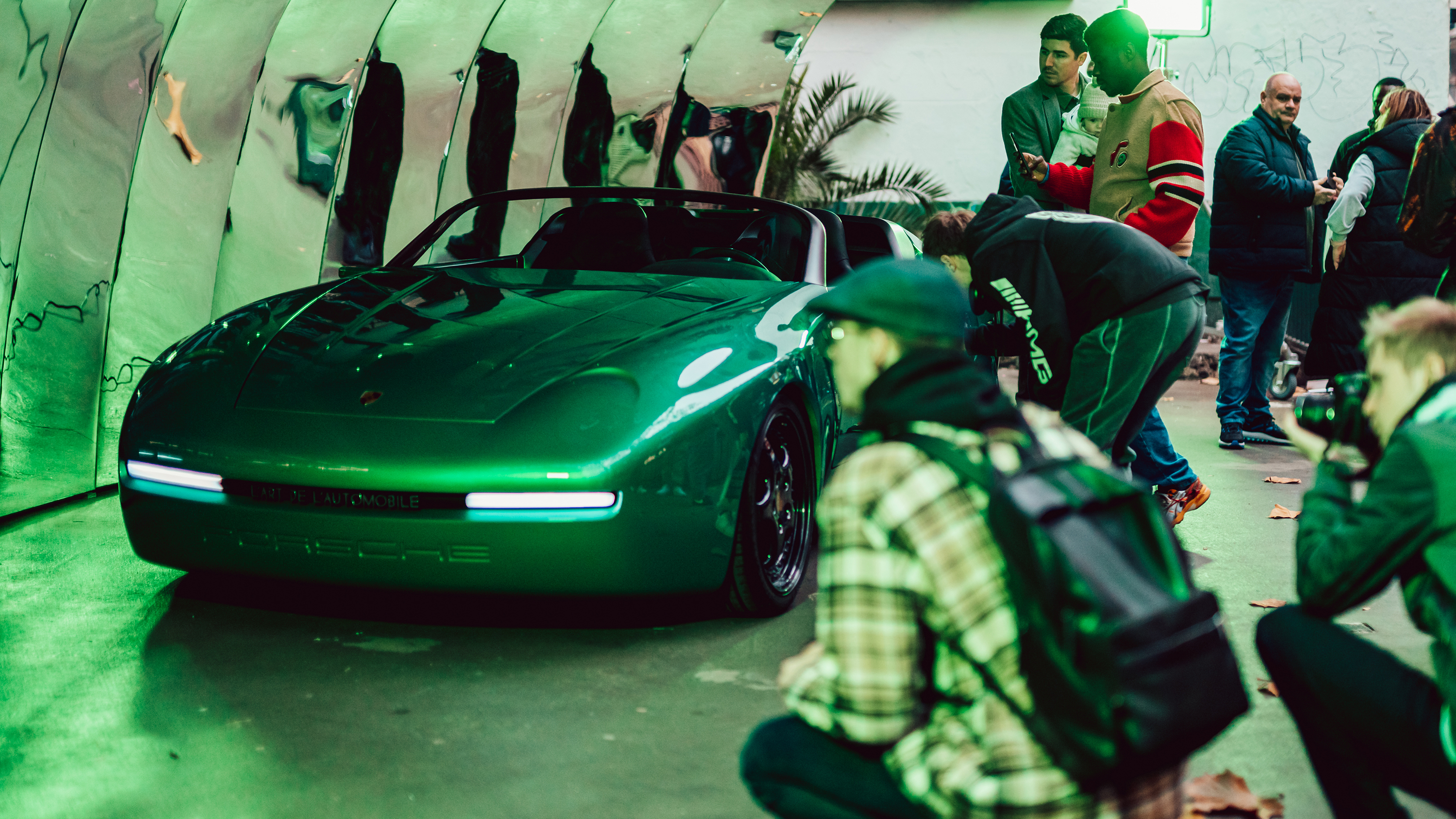 Porsche's stunning 968 L'ART speedster is on the streets of London