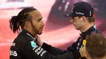 Max Verstappen F1 champion Lewis Hamilton