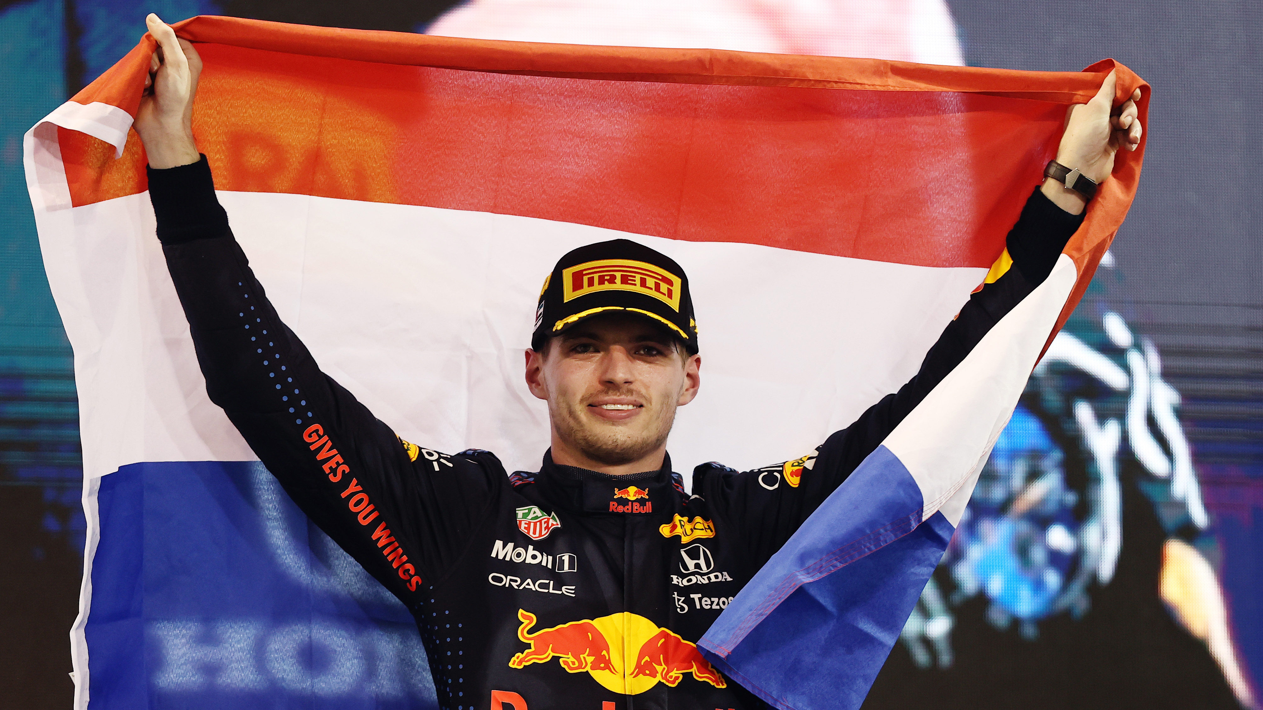 Official Red Bull Racing 2021 Max Verstappen World Champion T