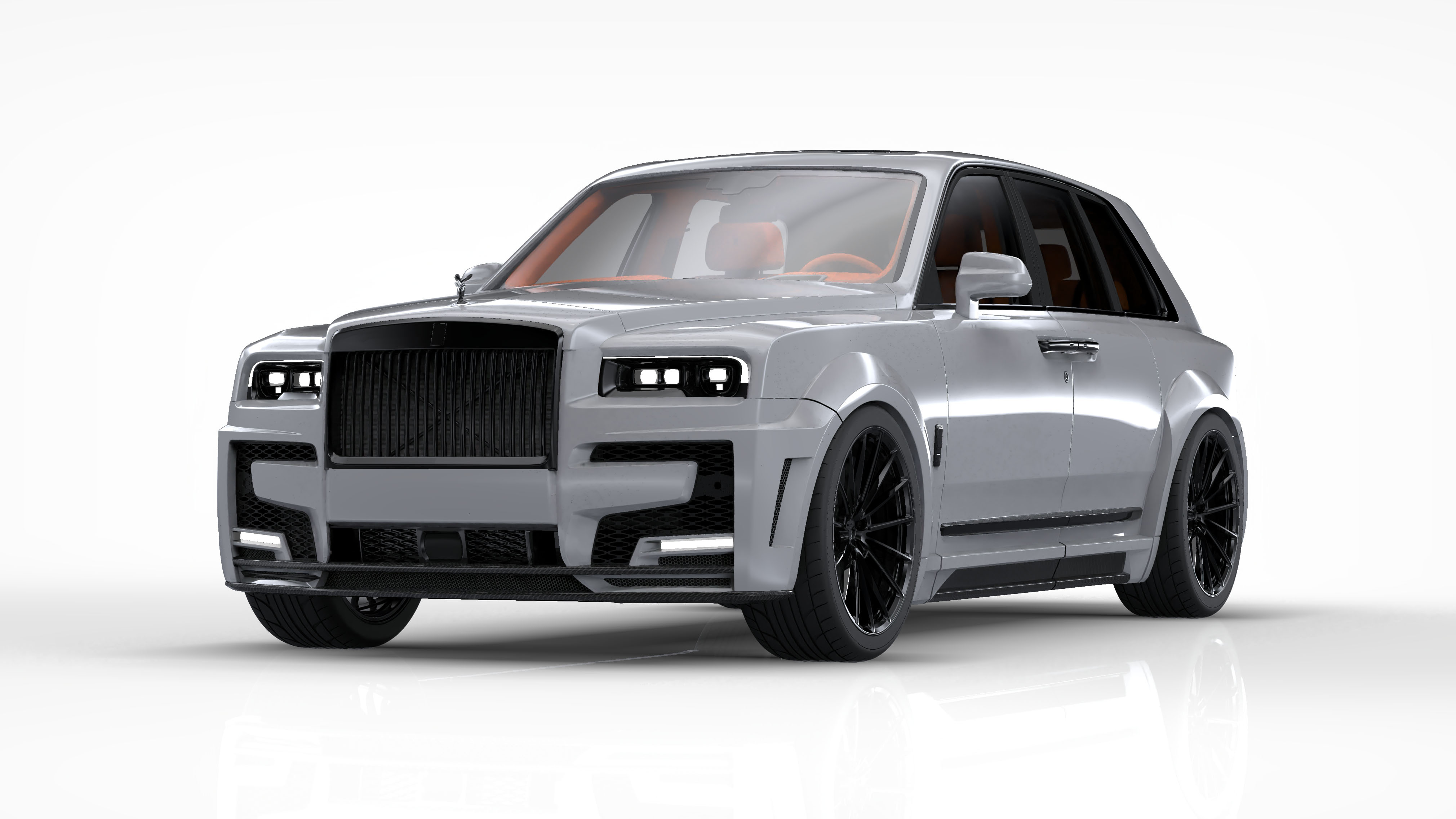 Here's a modified, $500k Rolls-Royce Cullinan with 3D-printed panels