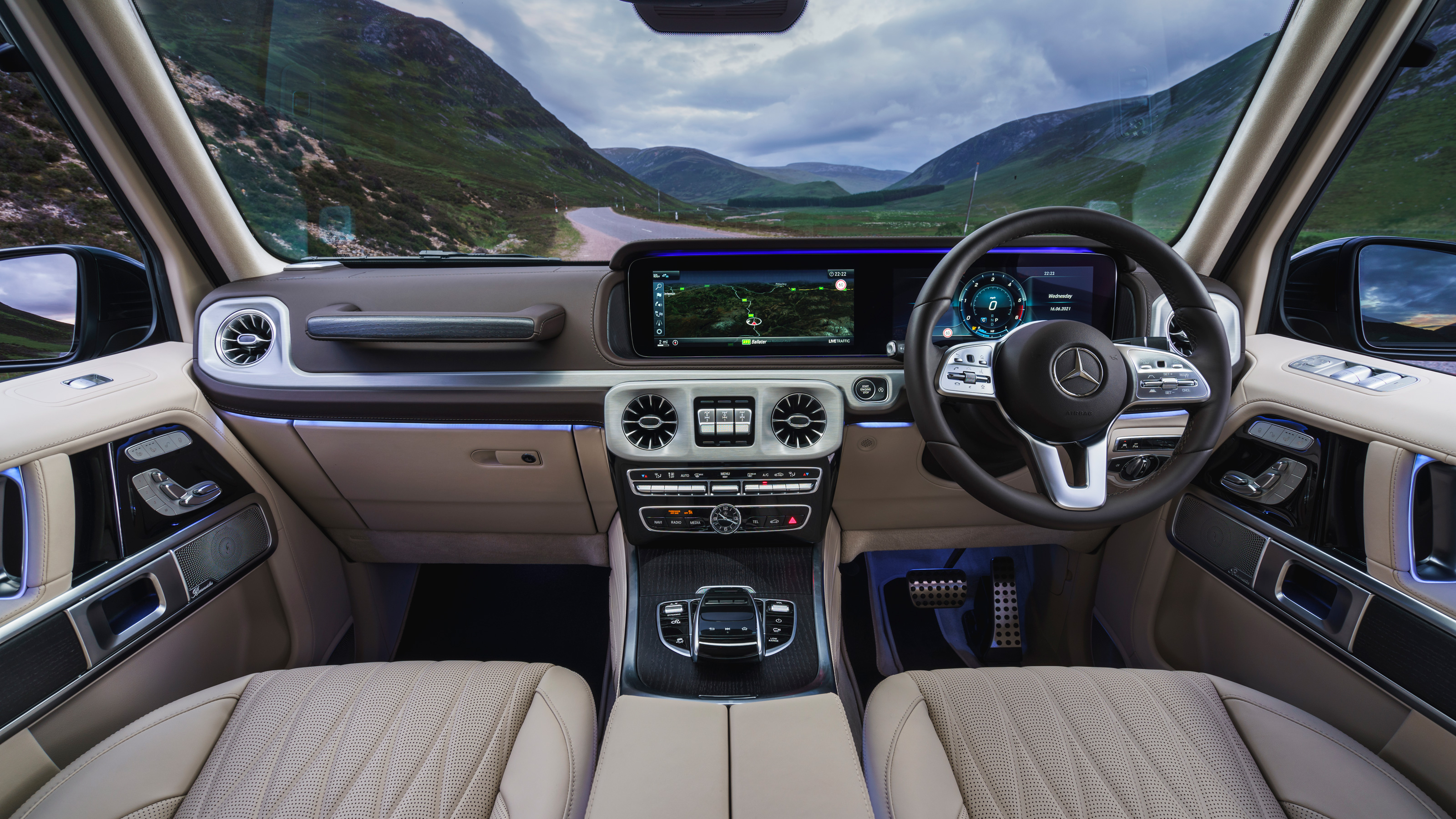 MercedesBenz GClass Interior Layout & Technology Top Gear