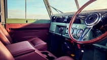 Everrati's Land Rover Series IIA interior dashboard