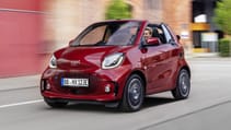 Smart Fortwo EQ convertible dynamic front end