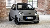Smart Fortwo EQ parked