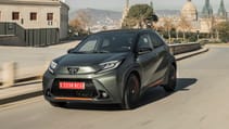 The Toyota Aygo X is a teeny crossover with a canvas sunroof - CNET