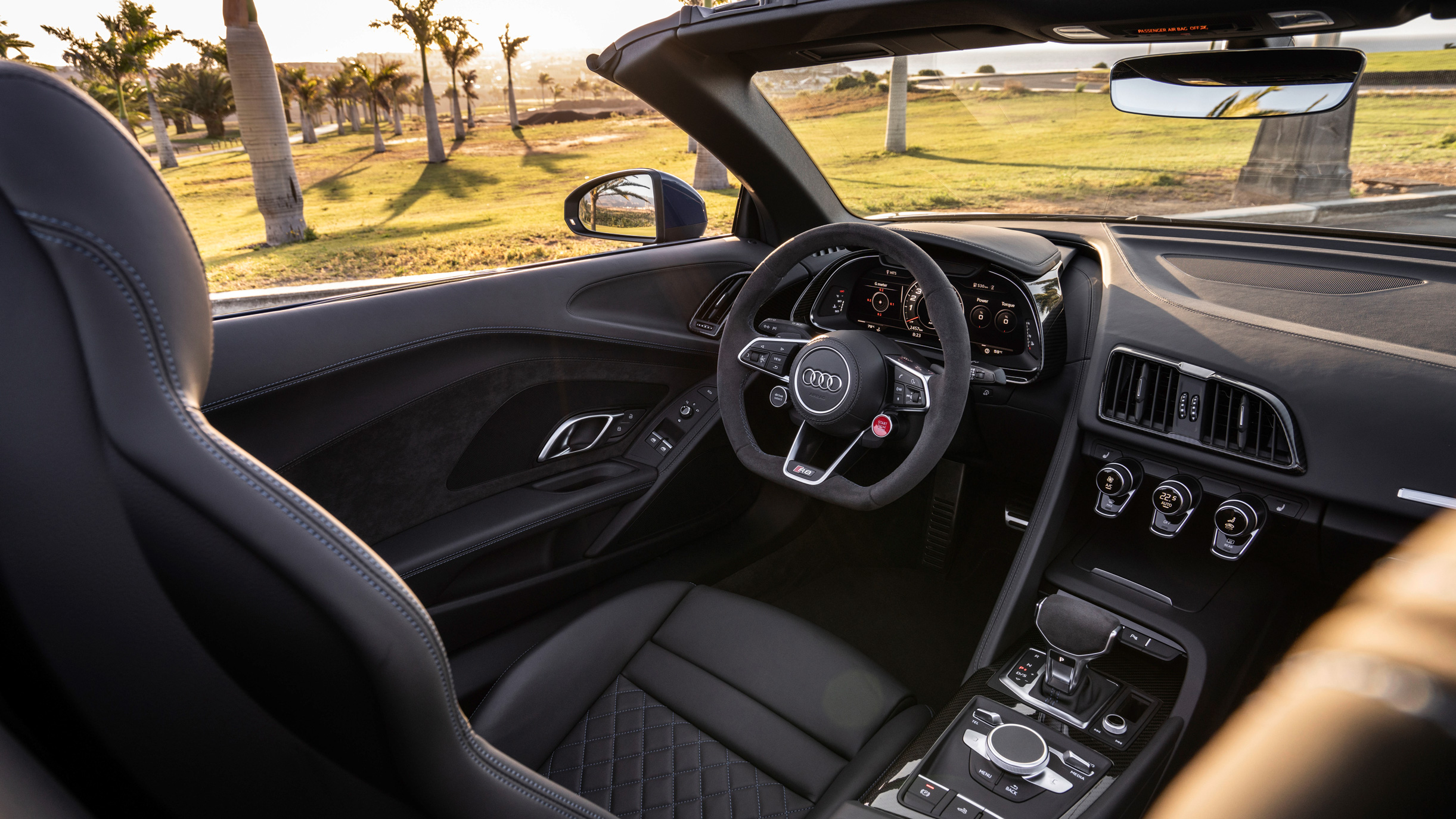 Audi R8 Spyder Interior Layout