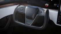 Tesla Model S steering wheel