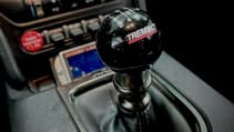 Ford Mustang Shelby GT500 manual conversion interior detail
