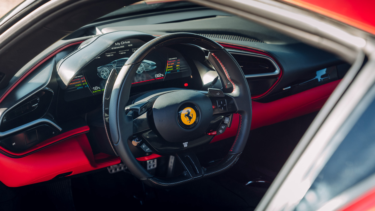 Ferrari 296 GTB interior