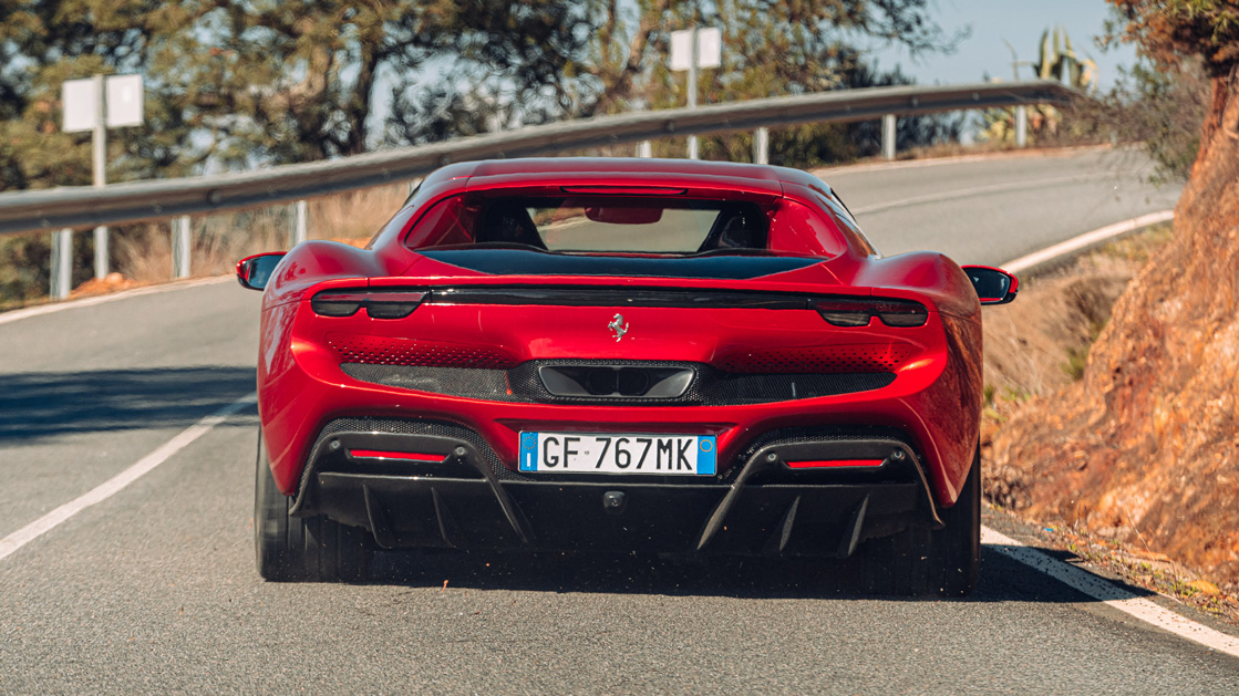 Ferrari 296 GTB rear