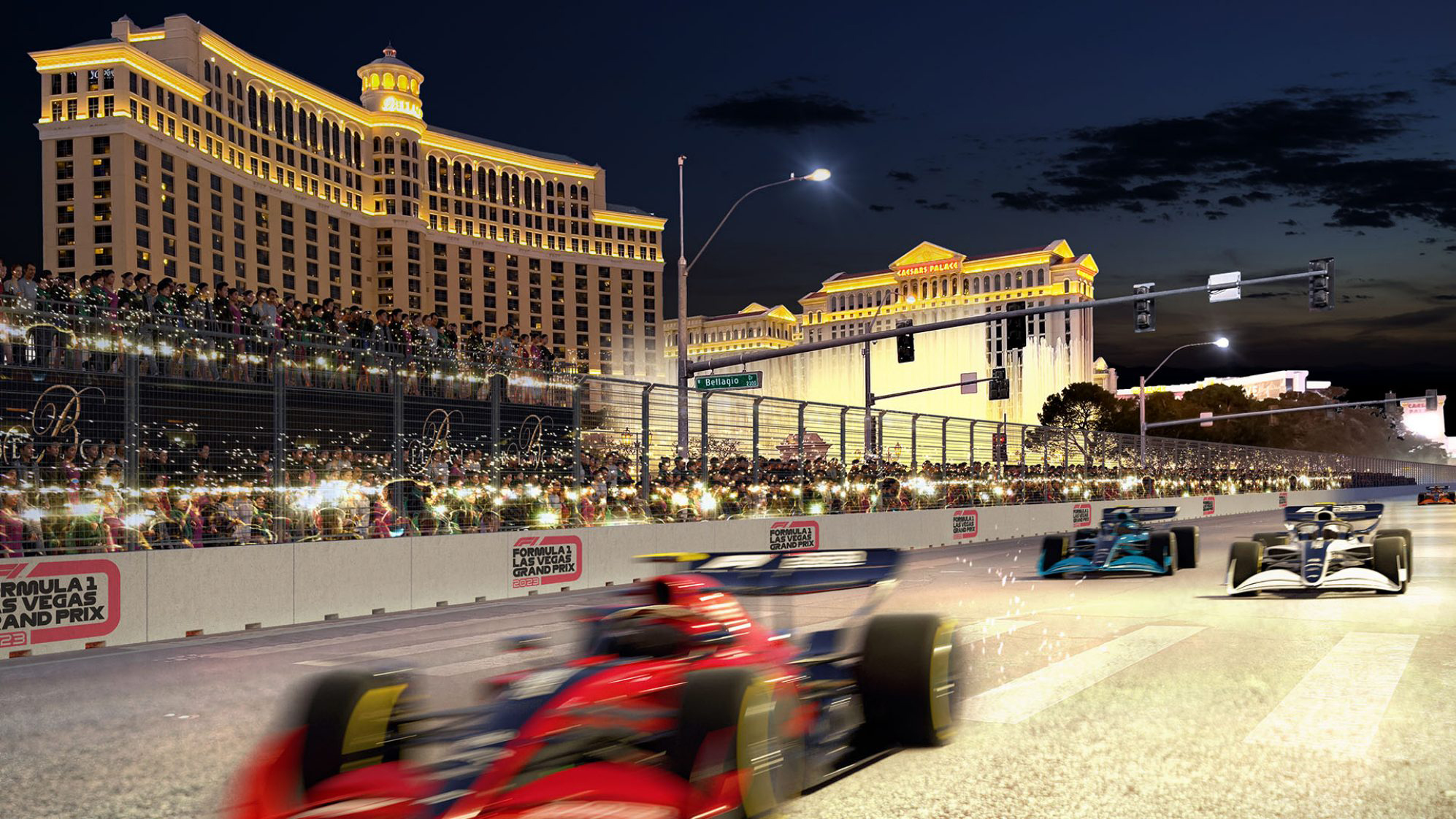 Formula 1 will race under the lights in Las Vegas from 2023 Top Gear