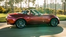 Mazda MX-5 convertible side view
