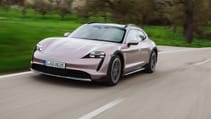Porsche Taycan Cross Turismo front three quarters