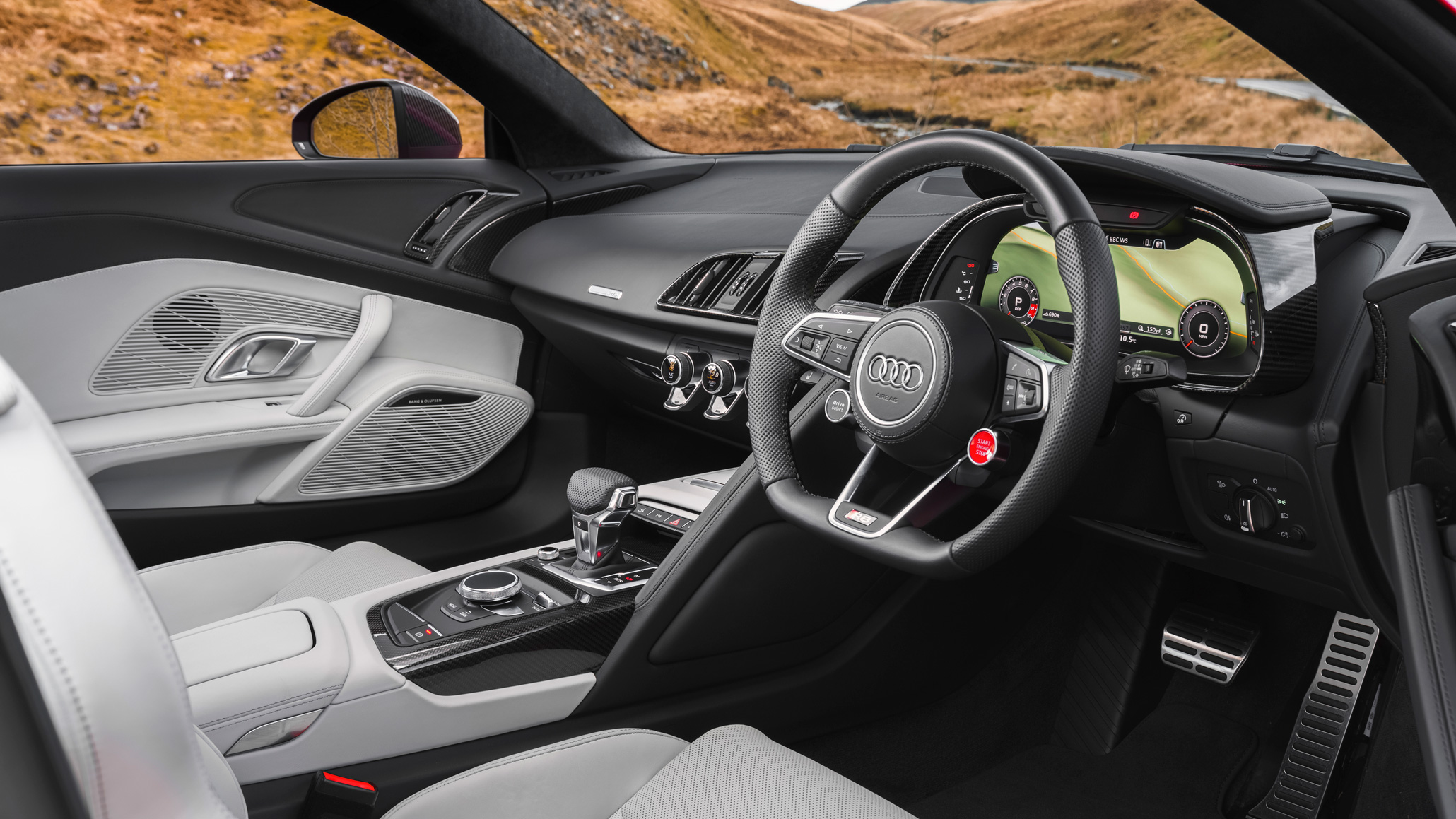 Audi R8 Interior Layout Technology