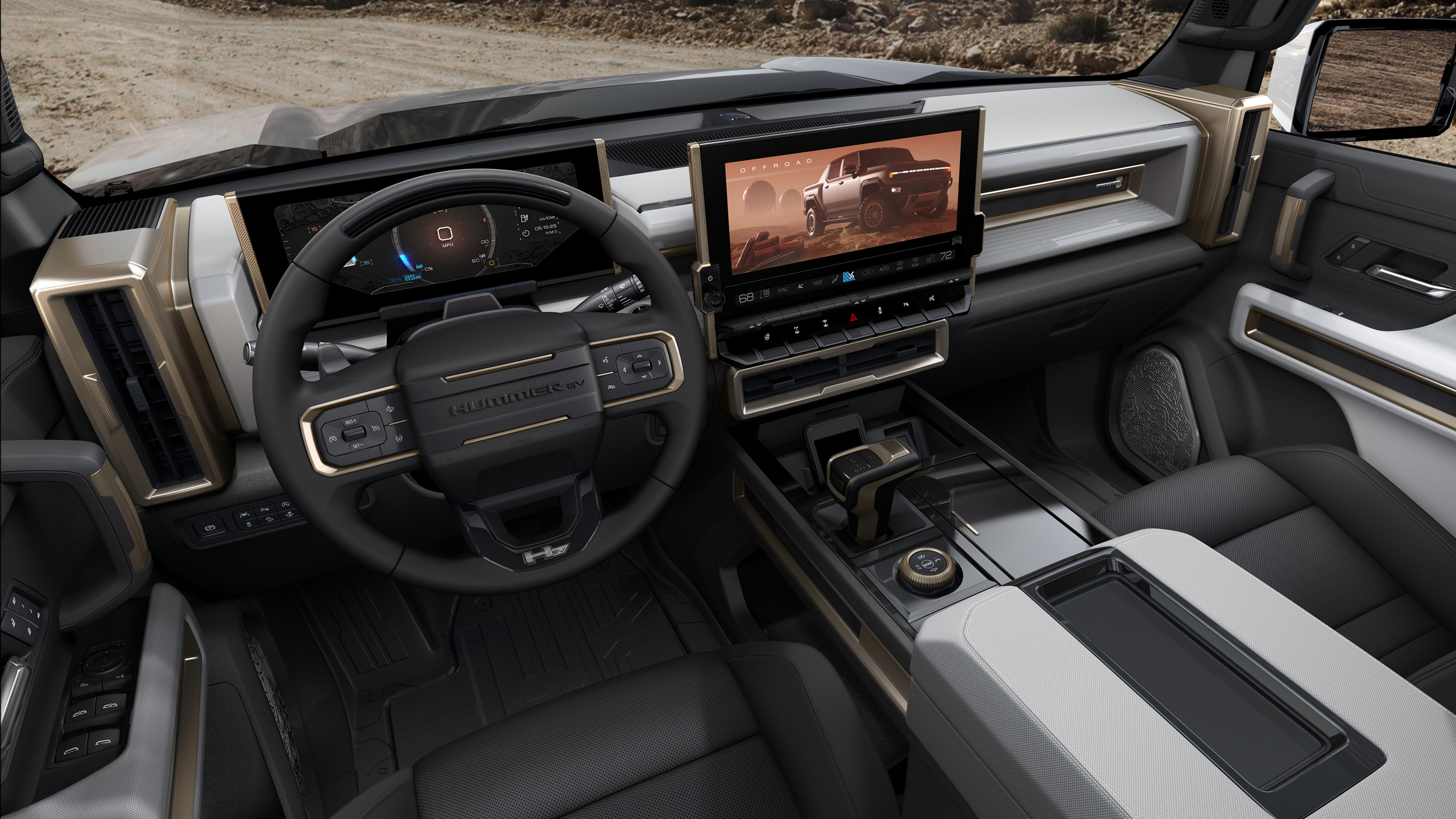 Gmc Hummer Ev Interior Layout