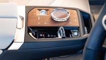 BMW iX SUV interior detail centre console