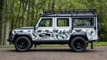 Land Rover Classic Defender Works V8 Trophy II side view
