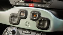 Fiat Panda interior buttons detail