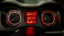 Fiat Panda interior instrument panel detail