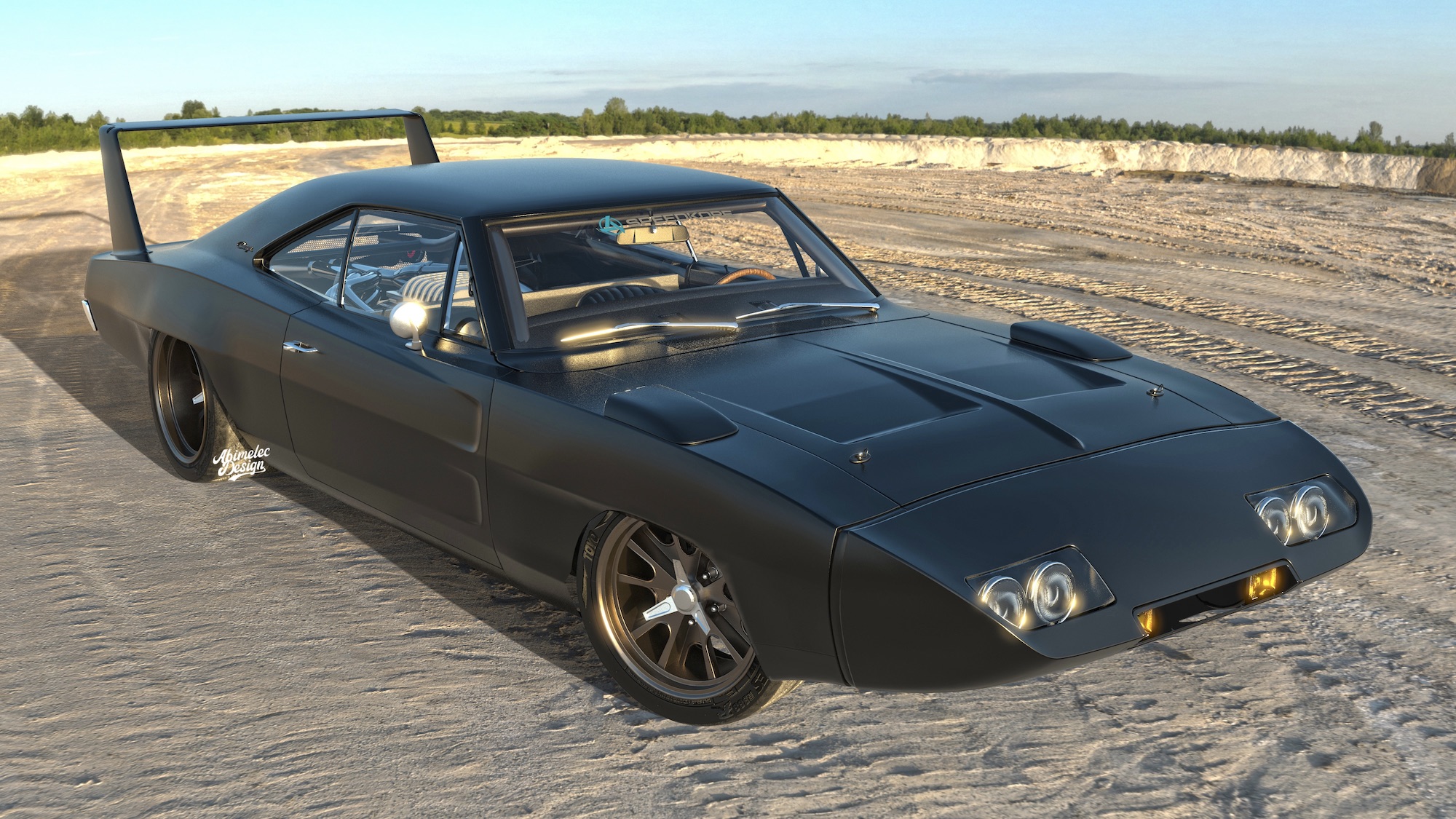 SpeedKore's new concept is a mid-engined Dodge Charger Daytona | Top Gear