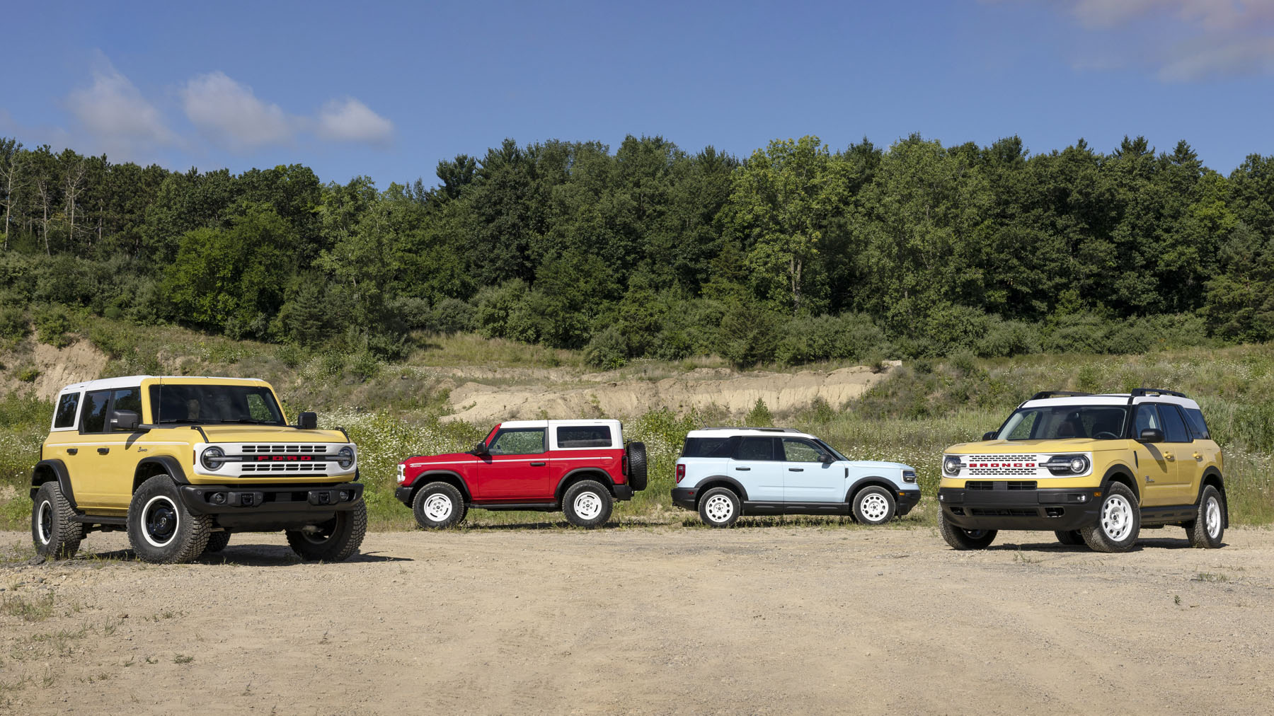 Ford Celebrates Original 1966 Bronco With New Bronco And Bronco Sport Heritage Editions