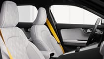 Polestar 2 interior front seat detail