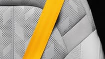 Polestar 2 interior seatbelt detail