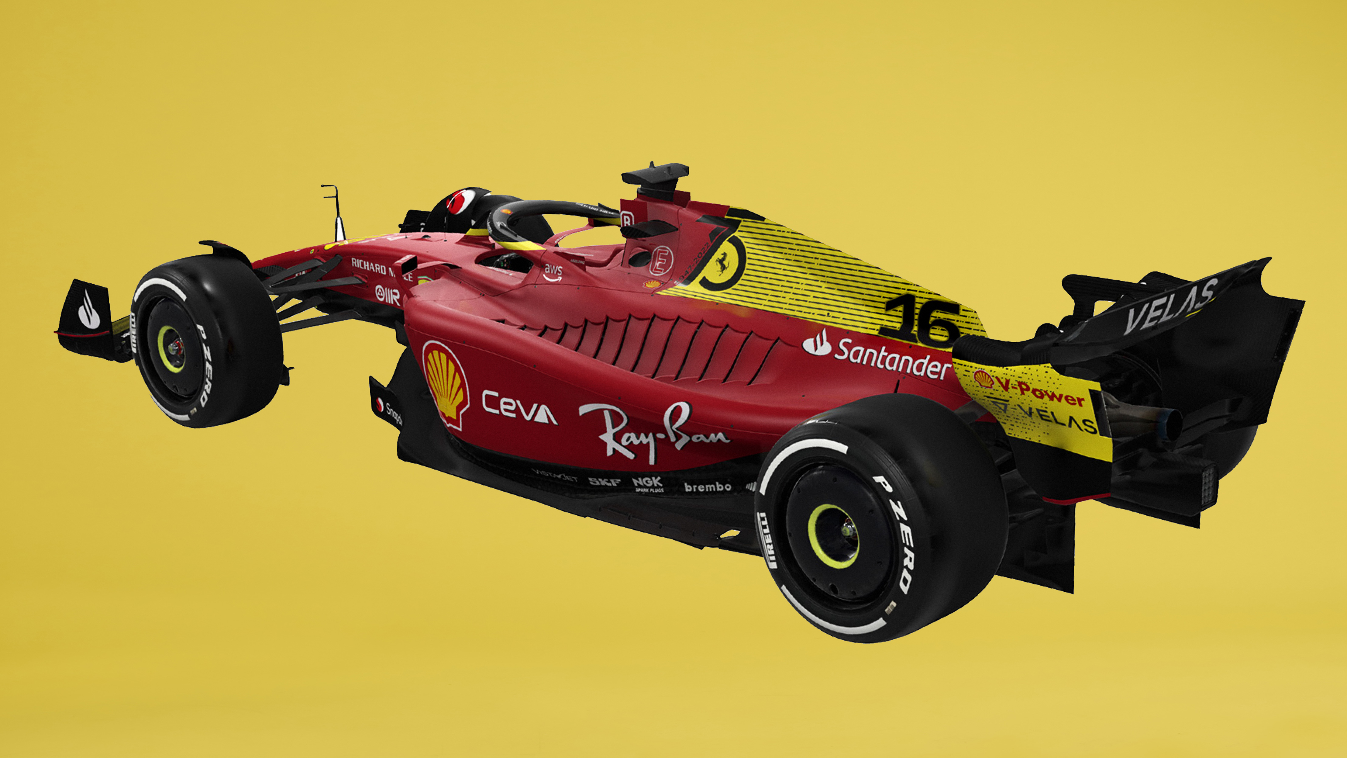 2022 Ferrari F1-75 Formula One race car makes debut