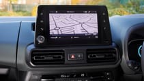 Citroen e-Berlingo interior detail satnav