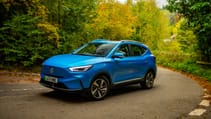 MG ZS EV dynamic front three quarters