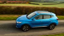 MG ZS EV dynamic side view