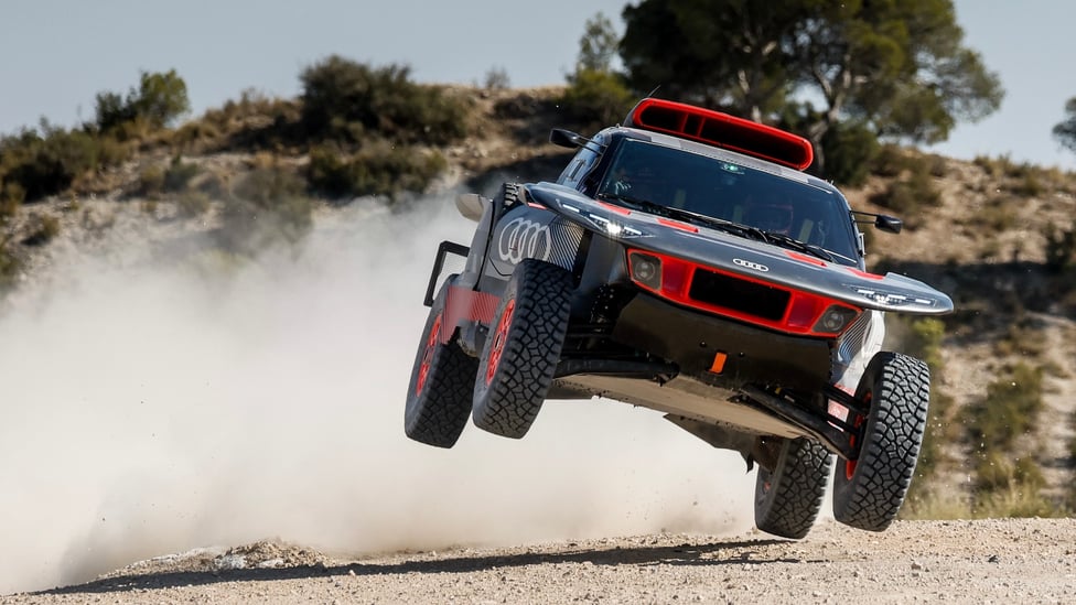 Audi’s mad RS Q e-tron off-road racer is now even quicker | Top Gear