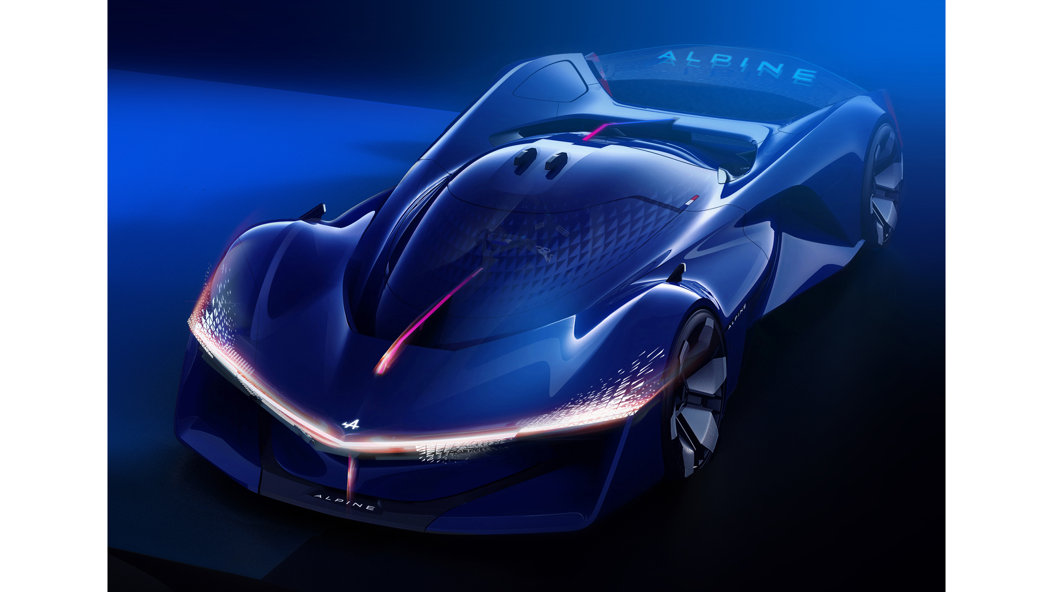 The single-seat Alpine Alpenglow is a hydrogen-powered racecar