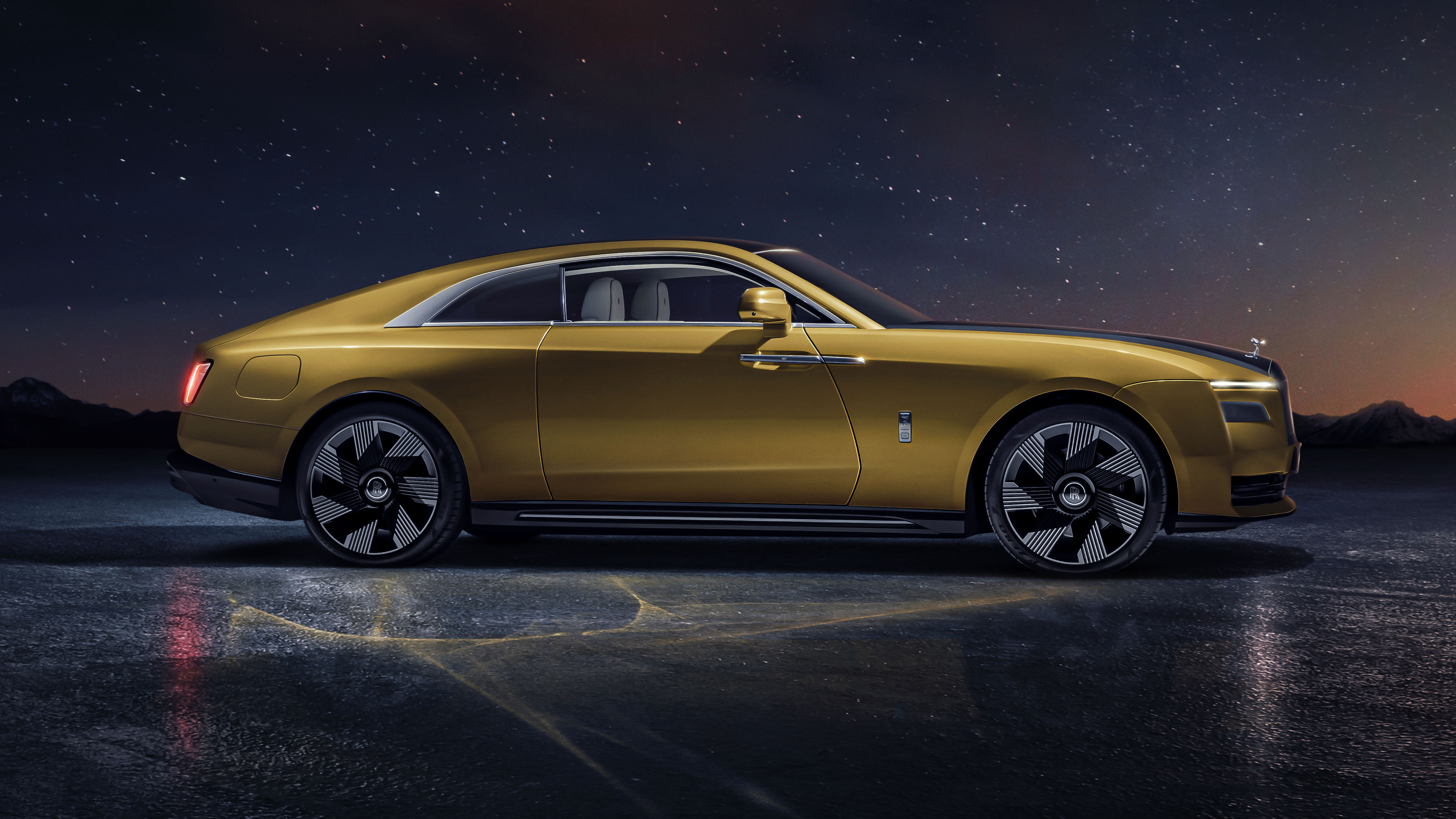 This is the Rolls-Royce Spectre, RR's first fully-electric car