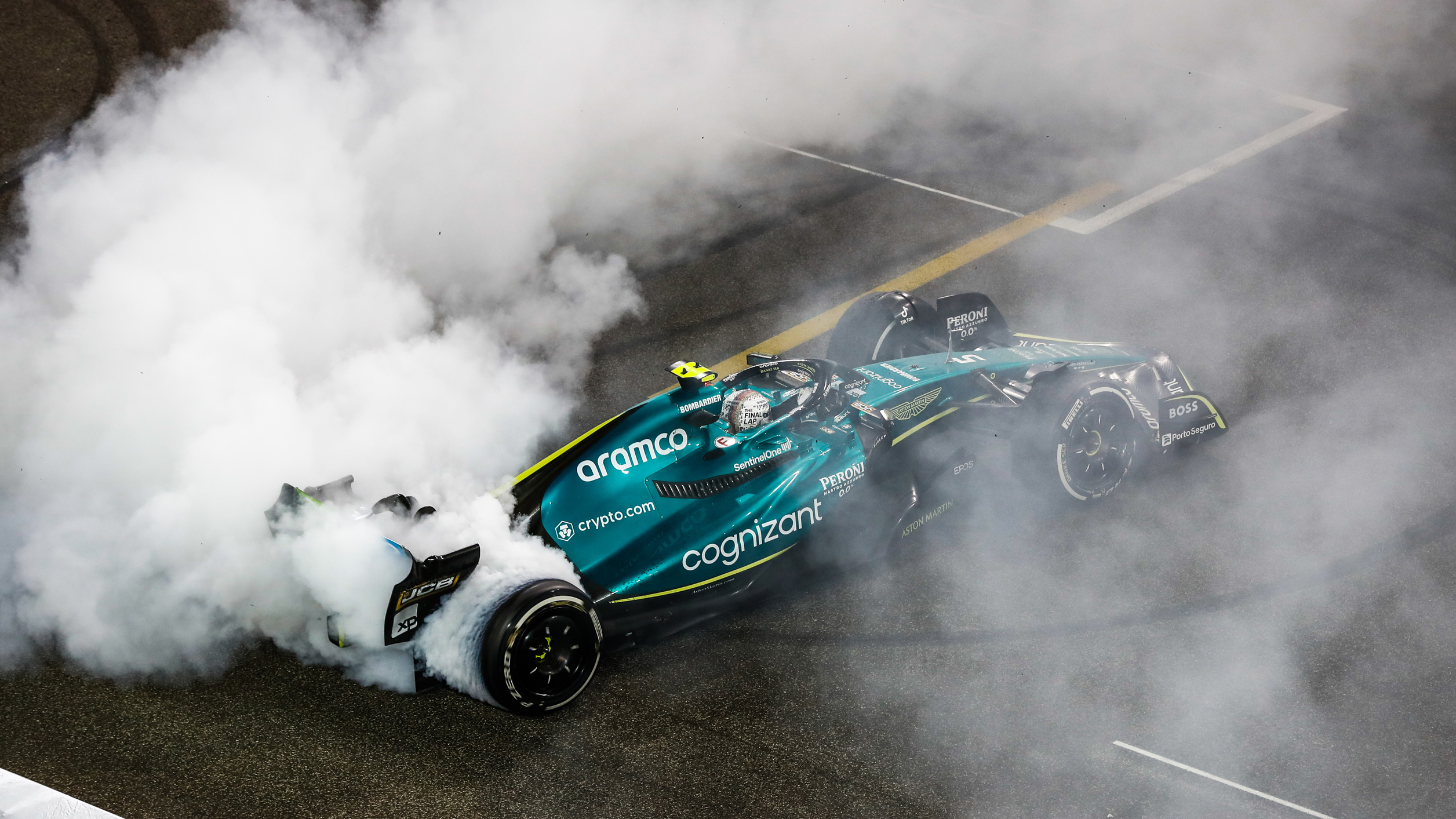 Abu Dhabi GP: legend Vettel bows out in a flurry of donuts | Top Gear