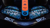 McLaren Abu Dhabi livery Anna Tangles front wing