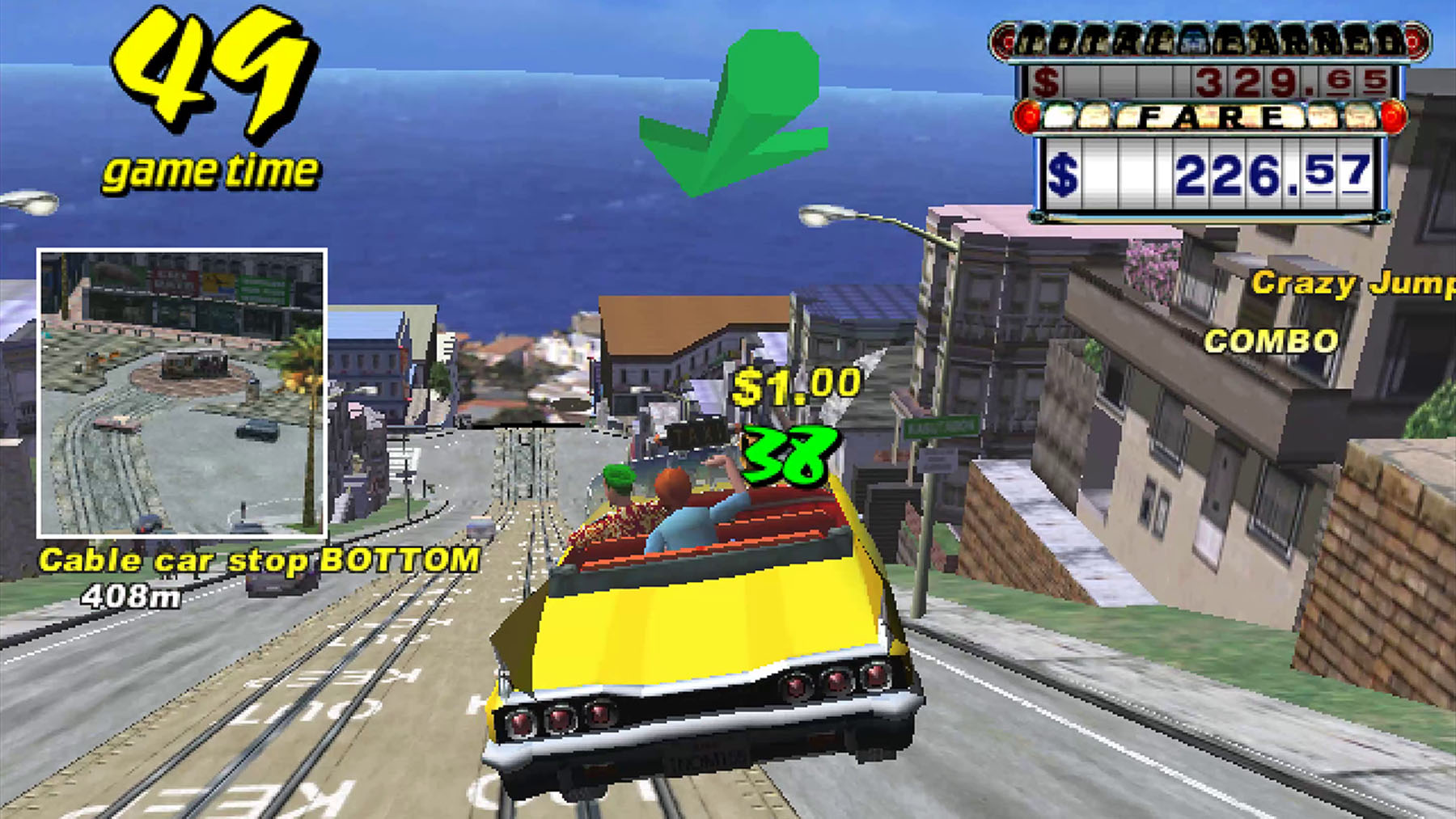 How long is Crazy Taxi?