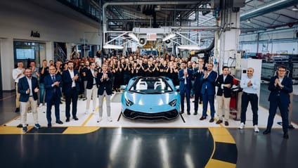 Lamborghini V12 hybrid supercar