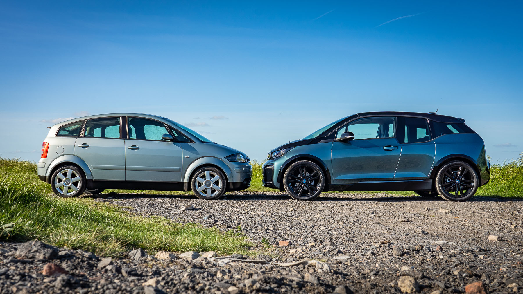 Celebrating two gamechanging icons: the BMW i3 and Audi A2