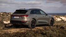Audi Q8 e-tron static rear view