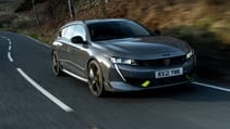 Peugeot 508 estate PSE front three quarters