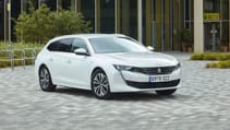 Peugeot 508 estate static front three quarters