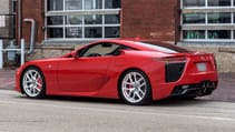 Red Lexus LFA Top Gear