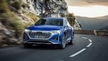 Audi SQ8 Sportback e-tron front end dynamic