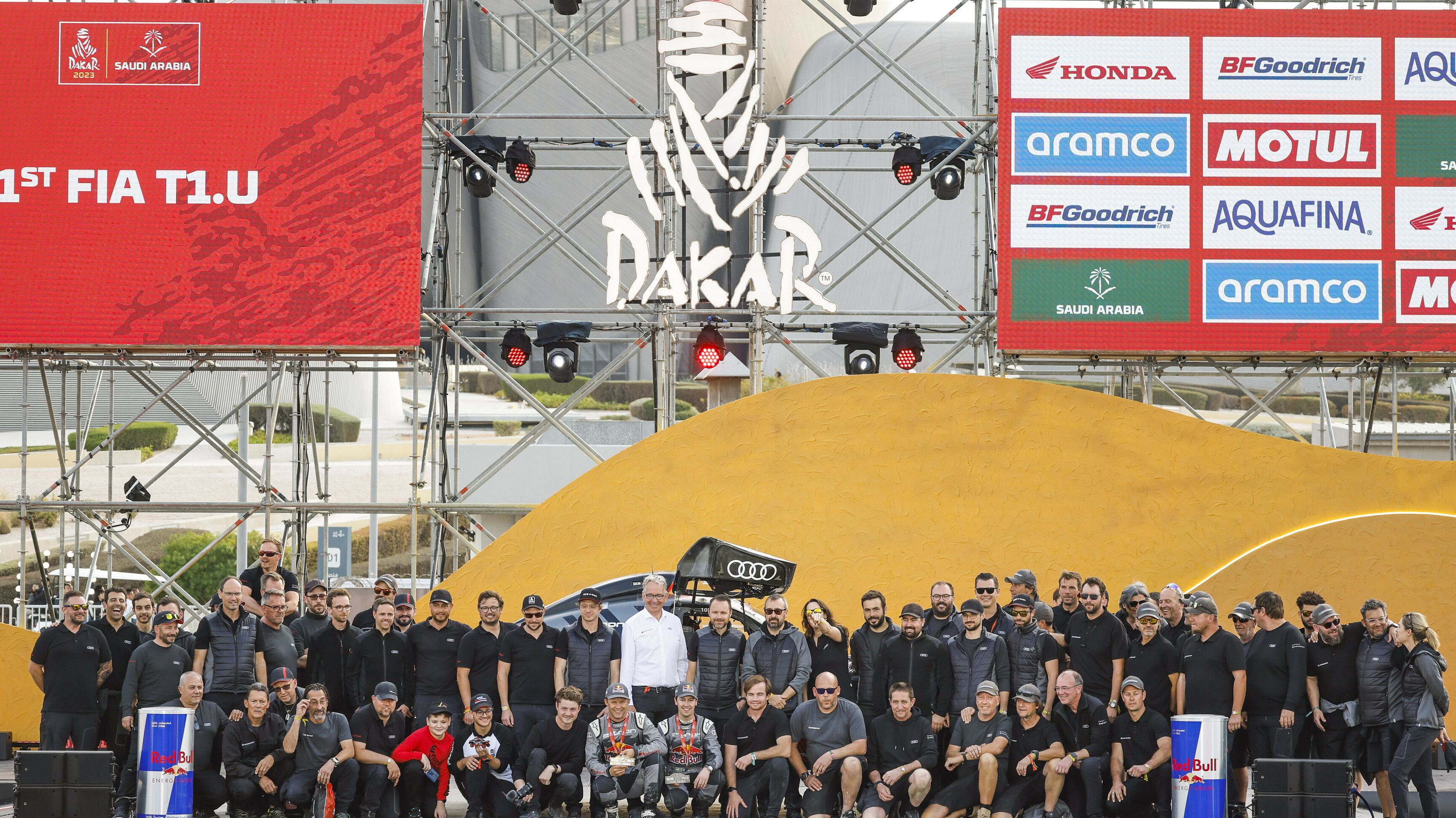 Audi Dakar Rally 2023 Finish